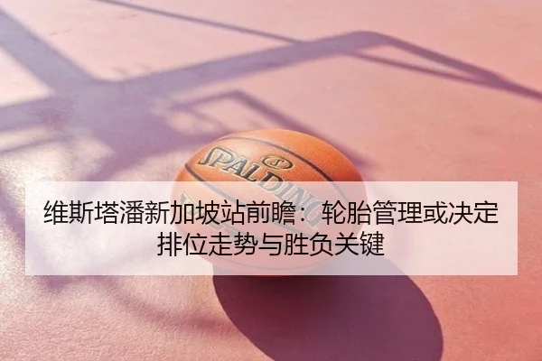 维斯塔潘新加坡站前瞻：轮胎管理或决定排位走势与胜负关键